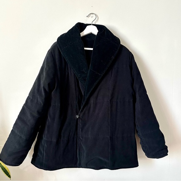 St. John Sport Black Sparkly Reversible Puffer Jacket Size M - Picture 8 of 8